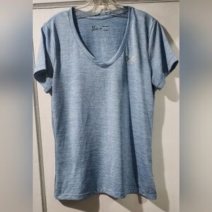 Under Armour Women's Blue V-Neck Top